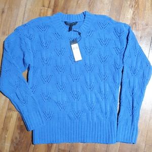 Nwt BCBGMAXAZRIA electric blue soft pullover S/M